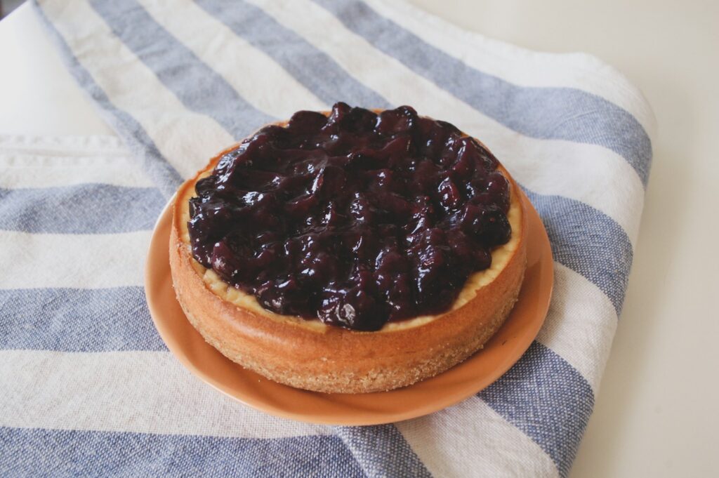Pinon Pantry LLC Best Homemade Dark Sweet Cherry Jam Topped Cheesecake Recipes